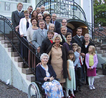 Nordénska släktens första träff på Starby Kungsgård i Vadstena 2001